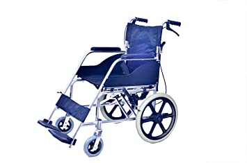 Shubhra Trading Company Aluminum Wheelchair, Lightweight Whe