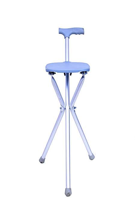 Shubhra Trading Company 2 In 1 Aluminum Tripod Folding Walki