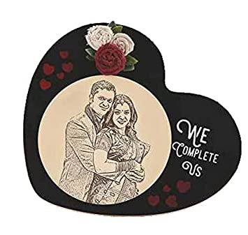 Personalised Engraved Wooden Frame 8.5 X 10