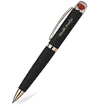 Personalized Name Pen | Real Rudraksh Pen | Twist Machanism 