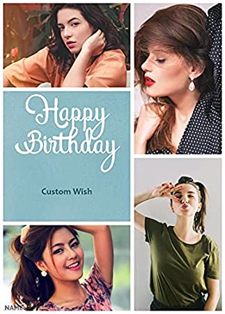 Personalized Wooden Personalized Mosaic with Photo Collage V