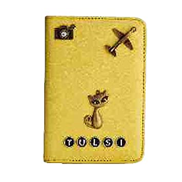 Personalized Passport Cover with Charm for Unisex and Women 