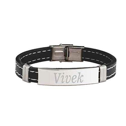 Mens Bracelet | Bracelet for Men |Black & Silver Bracelet f