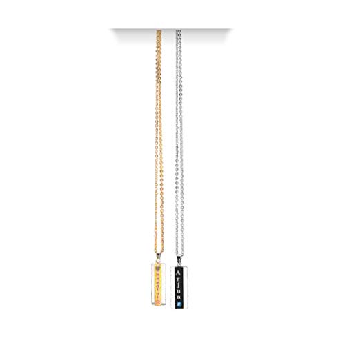 Personlized Name Pendant For Couple |Stainless Steel Necklac