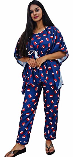 Motley by RiyaJain Womens Swiss Cotton Printed Red Velvet C