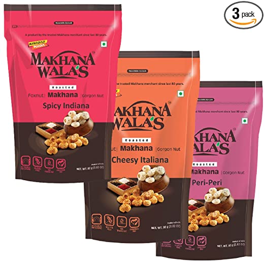 FROM THE HOUSE OF MAKHANAWALA’S Roasted Makhana (Foxnuts)/ G